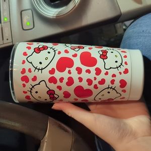 Hello Kitty heart travel Tumbler